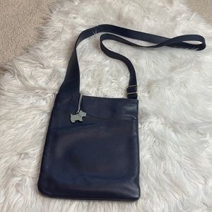 Radley London Navy Blue Leather Crossbody